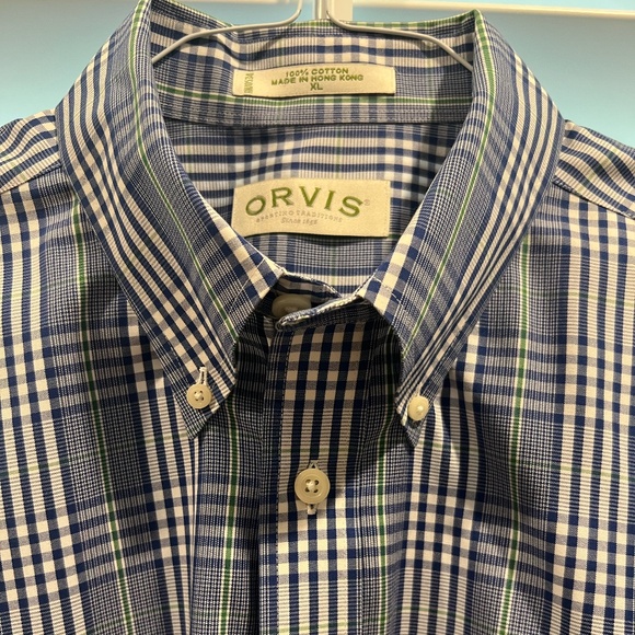 XL Orvis Button Down Men's Short Sleeve Shirt - Picture 1 of 4